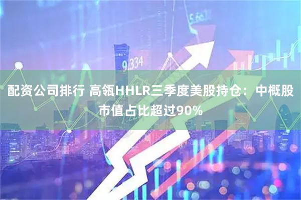 配资公司排行 高瓴HHLR三季度美股持仓：中概股市值占比超过90%