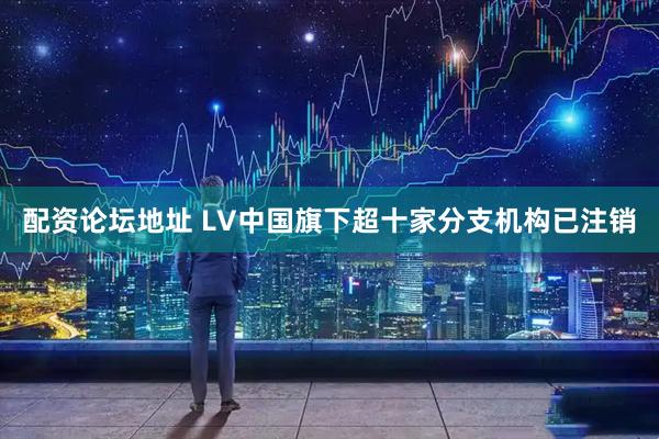配资论坛地址 LV中国旗下超十家分支机构已注销
